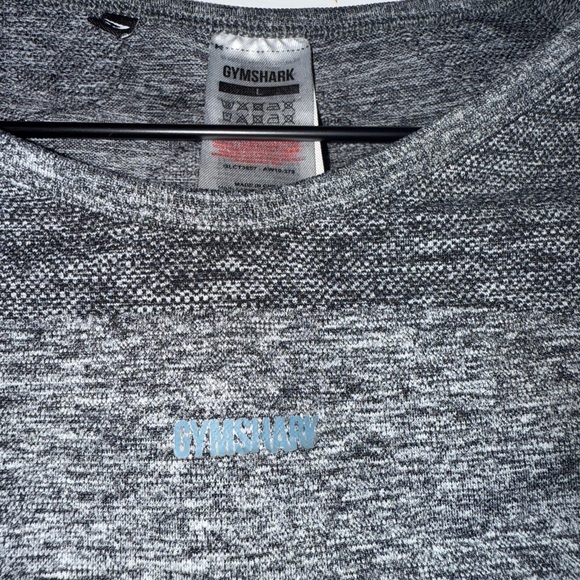 Gymshark Grey Long Sleeve Women's Cropped Top - Picture 2 of 4